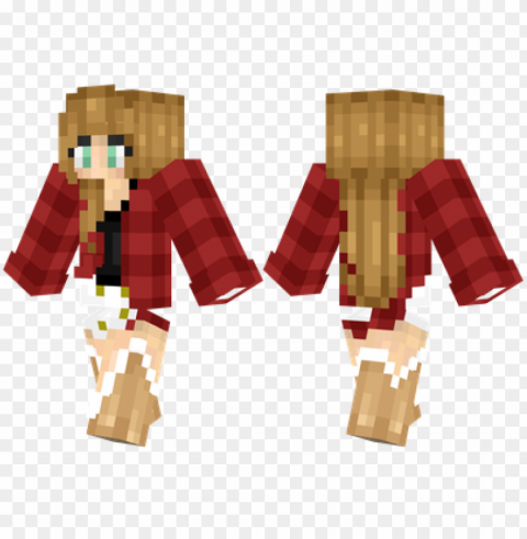 Minecraft Skins Jade Skin Isolated Graphic On Clear PNG