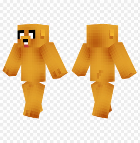 minecraft skins jake the dog skin Isolated Graphic with Clear Background PNG