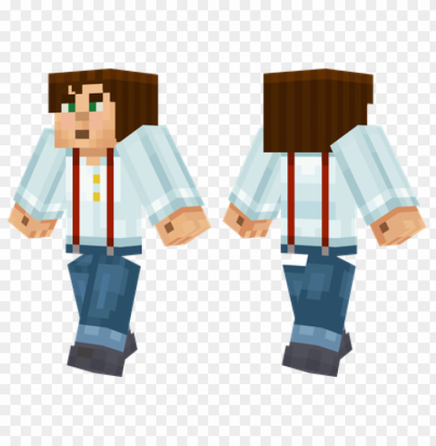 minecraft skins jesse skin PNG Image with Isolated Graphic