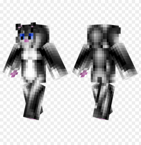 minecraft skins kitten skin HighResolution PNG Isolated Artwork PNG transparent with Clear Background ID 8c381fe4