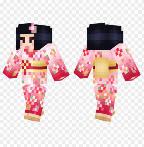 minecraft skins kokeshi doll skin Clear background PNG images diverse assortment