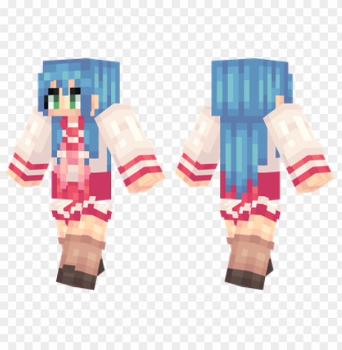 minecraft skins konata izumi skin Isolated Item on Transparent PNG PNG transparent with Clear Background ID dcb981ee