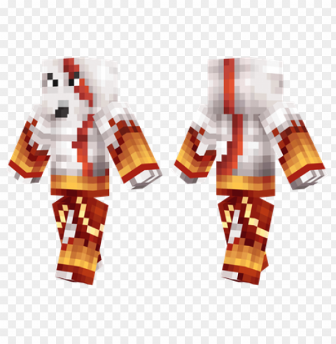 minecraft skins kratos skin PNG files with transparent elements wide collection