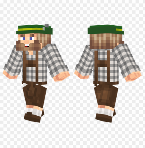 minecraft skins larry skin Isolated Character on Transparent Background PNG