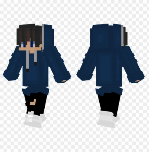 minecraft skins long hoodie skin PNG with transparent background for free