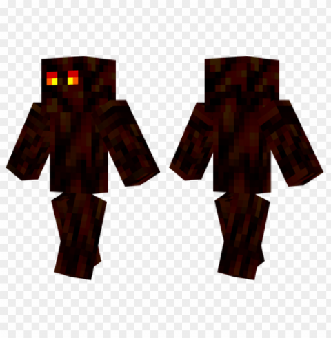 minecraft skins magma cube skin Transparent Background PNG Object Isolation