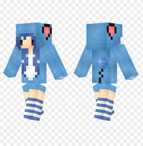 minecraft skins marill girl skin Free PNG images with transparent layers compilation