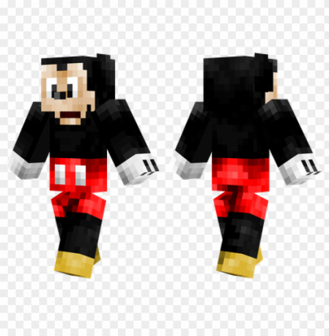 minecraft skins mickey mouse skin Isolated Design Element on Transparent PNG PNG transparent with Clear Background ID 82d3dcb3