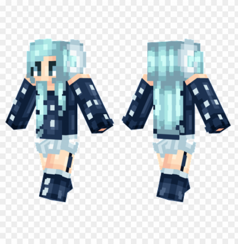 minecraft skins moon soul skin Isolated Item with Clear Background PNG