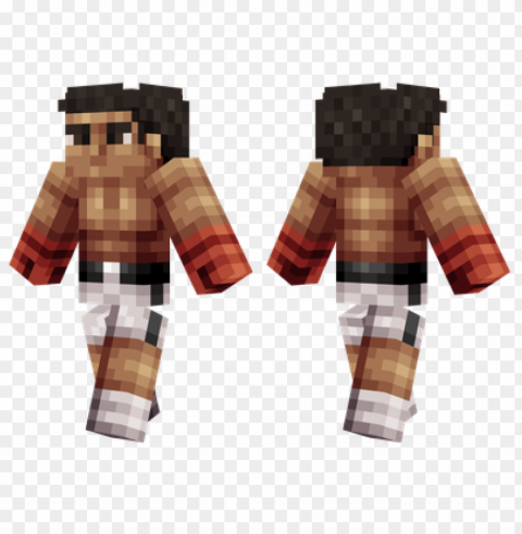 minecraft skins muhammad ali skin Transparent PNG Isolated Subject