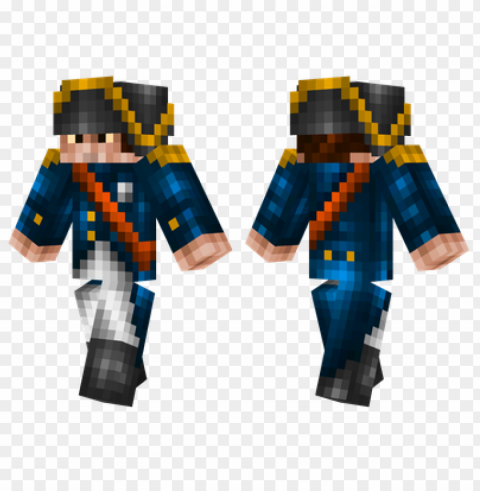 minecraft skins napoleon skin Transparent PNG Isolated Subject Matter