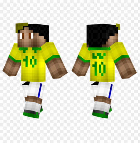 minecraft skins neymar skin Clear PNG pictures free