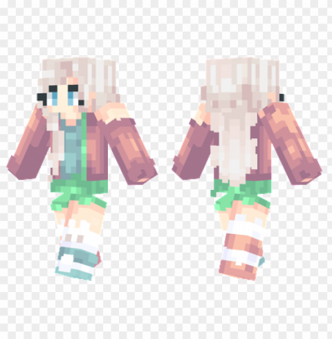 minecraft skins normal girl skin PNG images with transparent layer