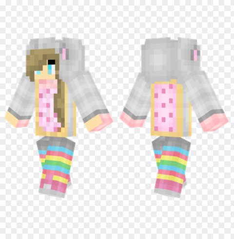 minecraft skins nyan cat girl skin Free download PNG images with alpha channel