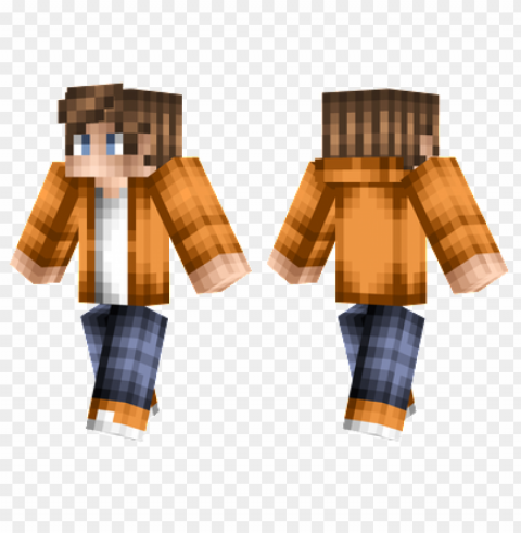 minecraft skins orange boy skin PNG images free