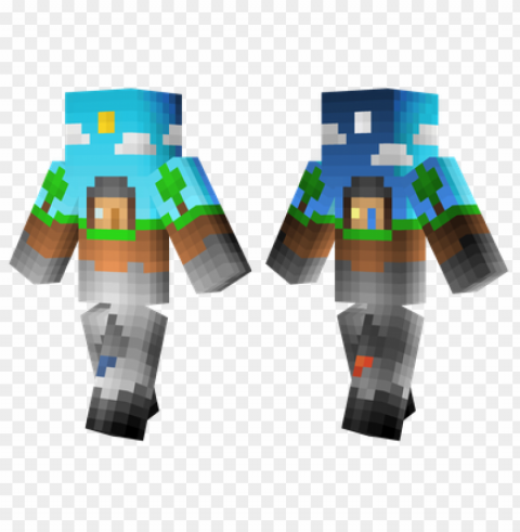 minecraft skins over world 20 skin Free PNG download