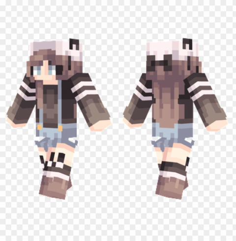 minecraft skins panda hat skin PNG for personal use PNG transparent with Clear Background ID 61d9ec91