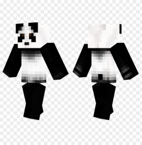 minecraft skins panda skin Transparent PNG Object with Isolation