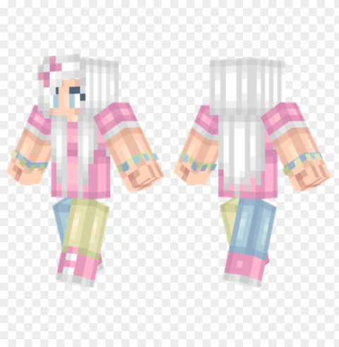 minecraft skins pink girl skin Free PNG images with transparent background