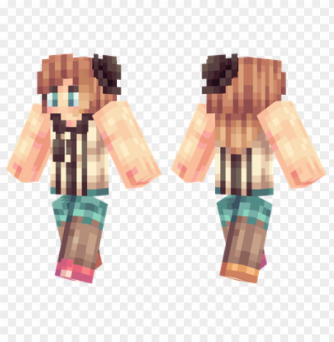 minecraft skins playful charm skin High-resolution transparent PNG files