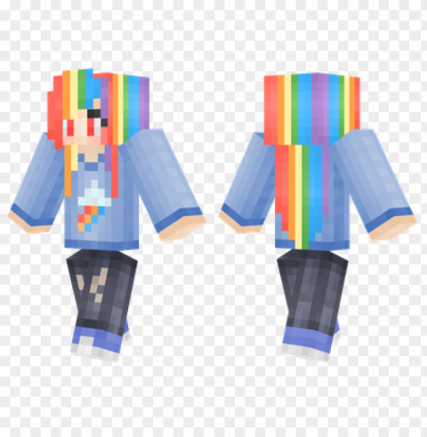 minecraft skins pony girl skin Clear background PNG elements
