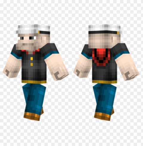 minecraft skins popeye skin Isolated Design Element in Clear Transparent PNG PNG transparent with Clear Background ID 13f65960