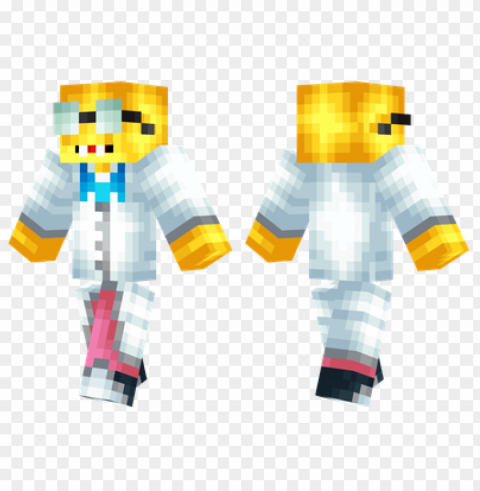 minecraft skins professor frink skin Isolated Illustration on Transparent PNG PNG transparent with Clear Background ID d765894d