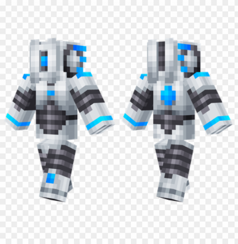 Minecraft Skins Prototype Silver Skin PNG Images With Transparent Layering