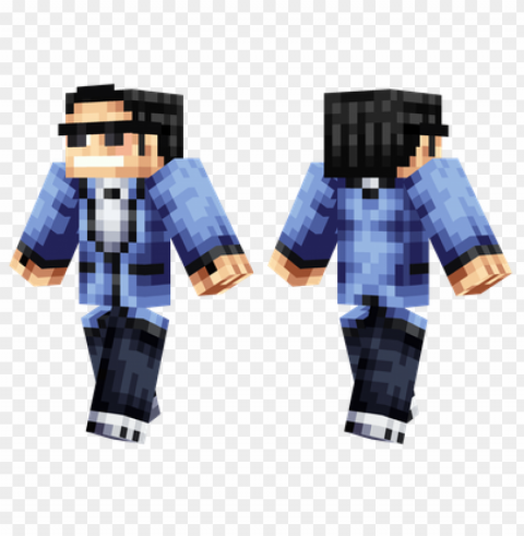 minecraft skins psy skin Transparent PNG Isolated Object