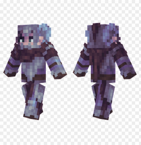 minecraft skins purple knight skin PNG Graphic Isolated with Transparency