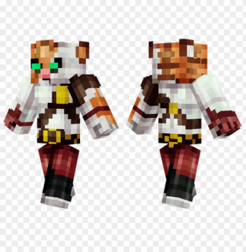 Minecraft Skins Pvp Tiger Skin Isolated Design Element On Transparent PNG