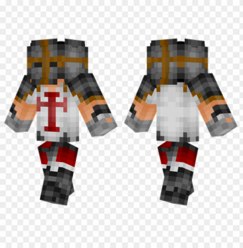 minecraft skins red crusader skin PNG images with no background comprehensive set