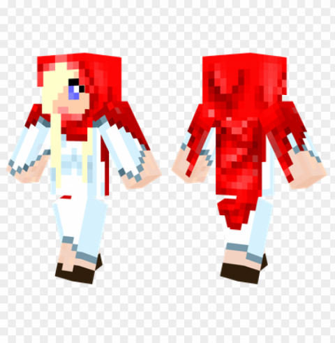 minecraft skins red riding hood skin PNG high quality