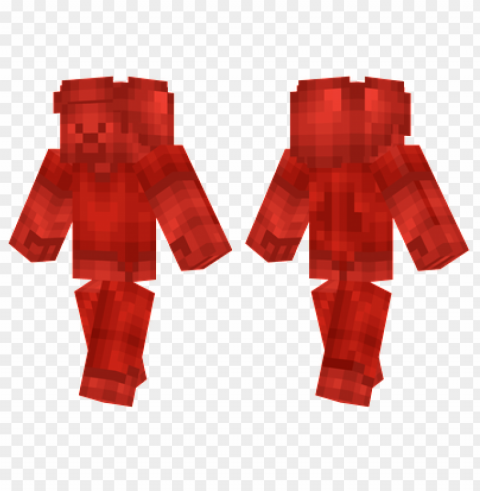 minecraft skins redstone steve skin Isolated Graphic on Clear Background PNG