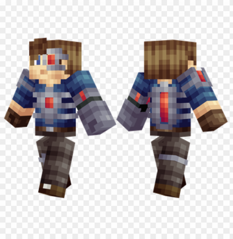 minecraft skins redstoner skin PNG Isolated Object with Clear Transparency PNG transparent with Clear Background ID 119d7dce