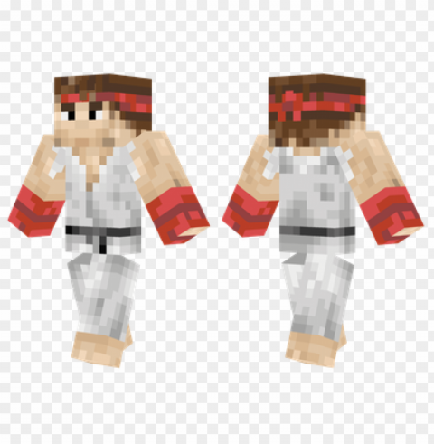 minecraft skins ryu skin PNG file with alpha