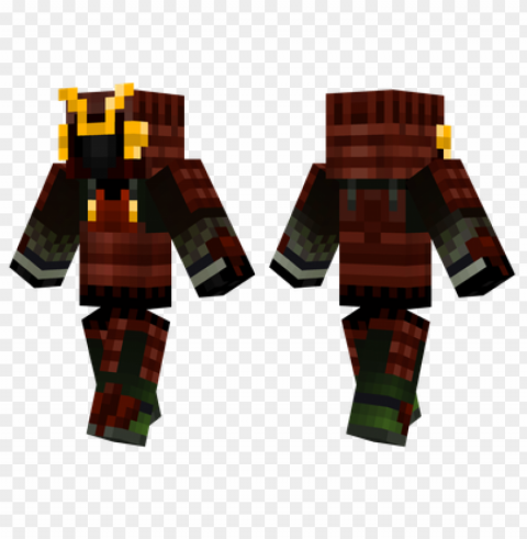 minecraft skins samurai skin PNG Image with Isolated Artwork