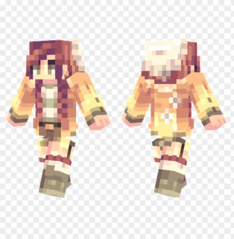 minecraft skins saturday stroll skin PNG Isolated Object on Clear Background