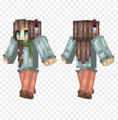 minecraft skins shy gamer skin Isolated Item with Transparent PNG Background