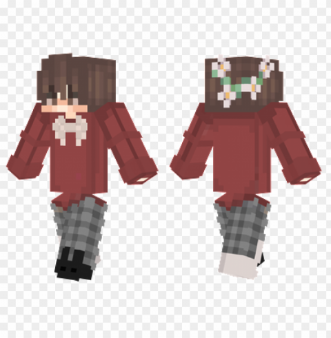 Minecraft Skins Silkie Skin Transparent Background PNG Isolated Character