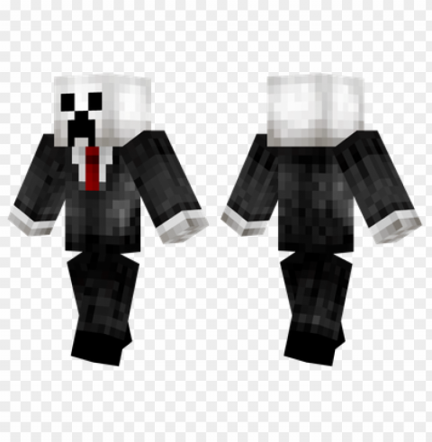 minecraft skins slenderman creeper skin Transparent Cutout PNG Graphic Isolation