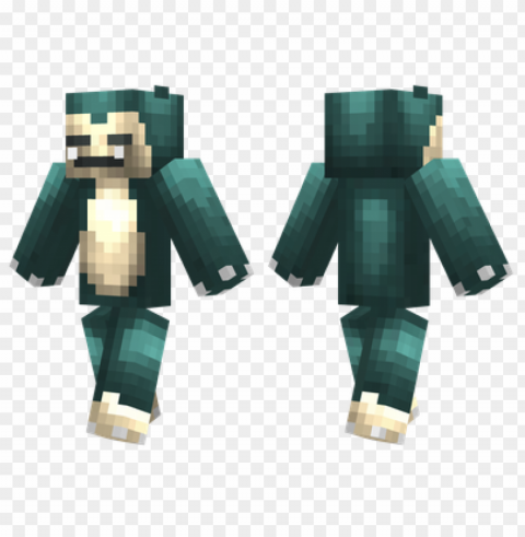 minecraft skins snorlax skin Isolated Graphic on Clear Transparent PNG