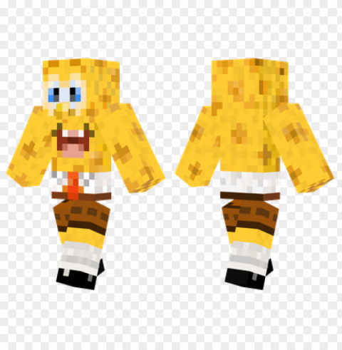 minecraft skins spongebob skin Isolated Artwork in HighResolution Transparent PNG PNG transparent with Clear Background ID dab7997b