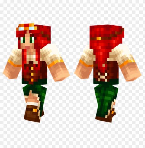 minecraft skins steampunk girl skin PNG images with alpha mask
