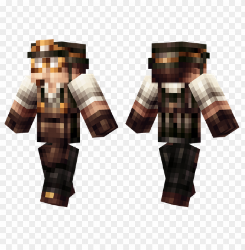 minecraft skins steampunk miner skin PNG images with alpha transparency free