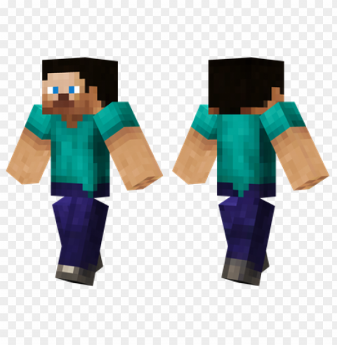 minecraft skins steve hd skin Clean Background Isolated PNG Art