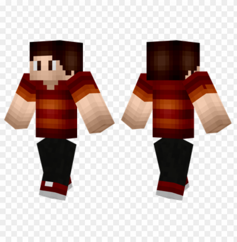 minecraft skins striped shirt skin ClearCut Background Isolated PNG Art