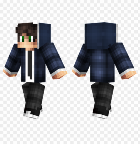 minecraft skins suit hoodie skin PNG file without watermark