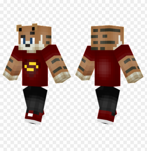 minecraft skins super tiger skin Isolated Graphic on HighQuality Transparent PNG