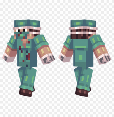 minecraft skins surgeon skin Isolated Element in HighQuality PNG